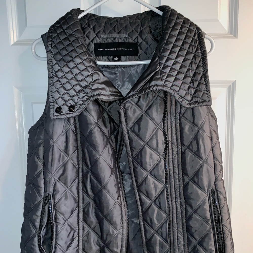 Quilted Gray vest